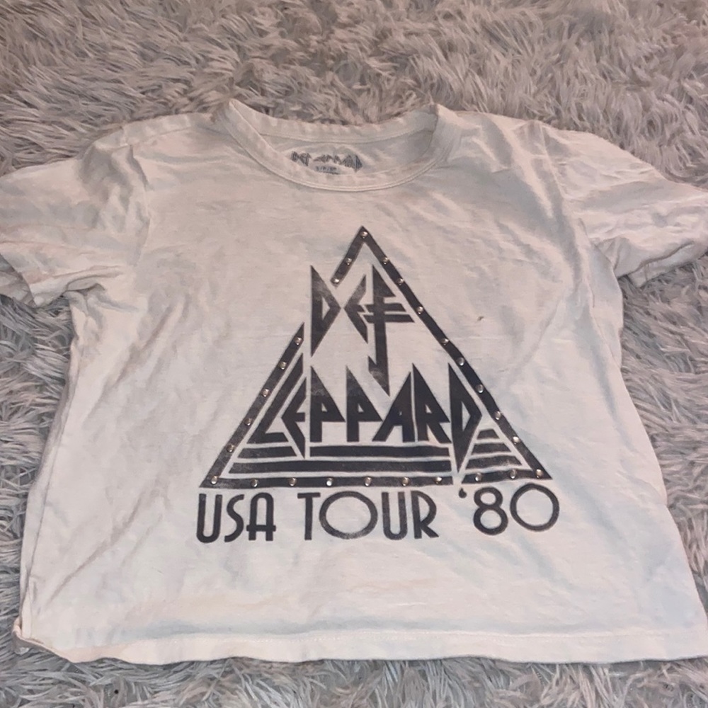 beige graphic design tee